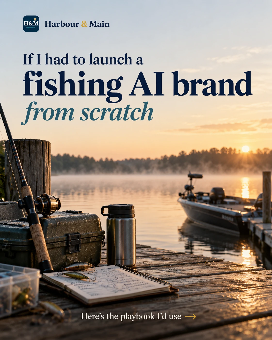 If I had to launch a fishing AI brand from scratch, here is where I would start.